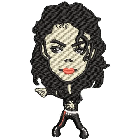 Disco Dancer Embroidery Design