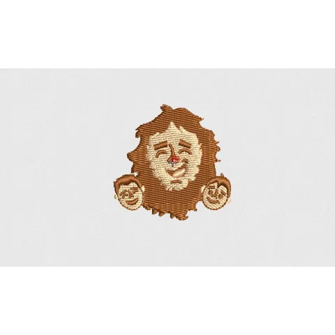 Face Embroidery Design