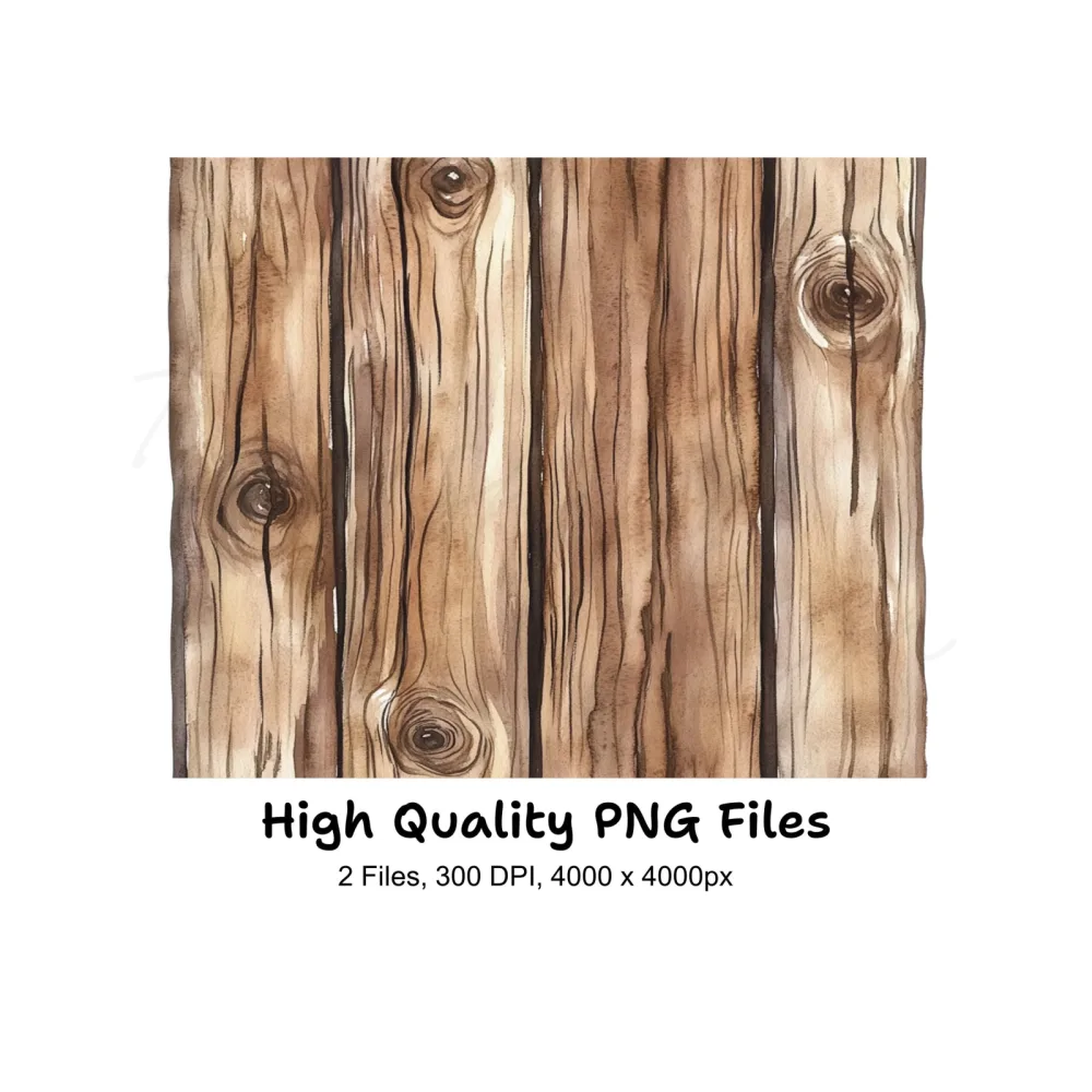Wooden Fence Backgrounds Clipart Bundle