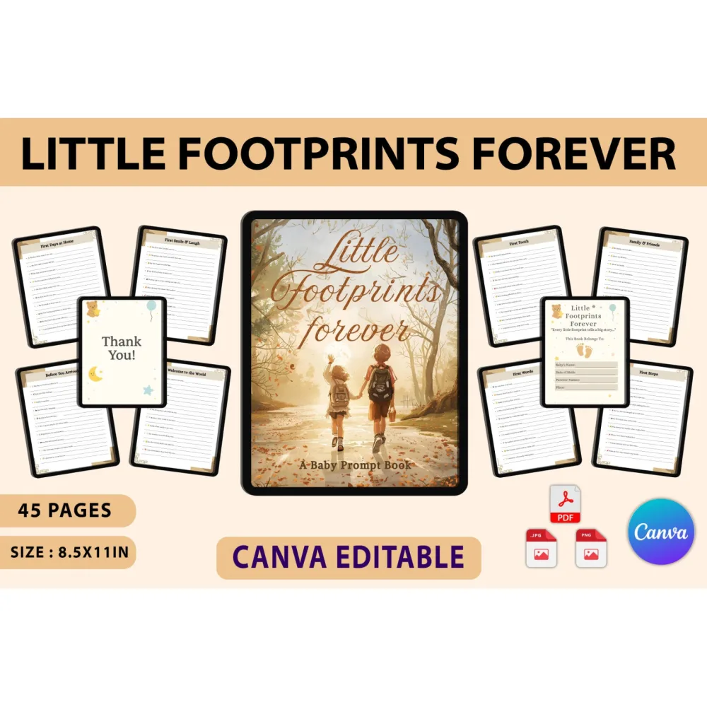 Little Footprints Forever Baby Planner