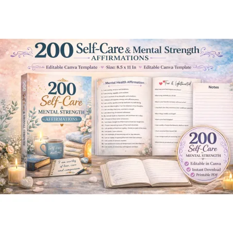 Self Care Mental Strength Journal
