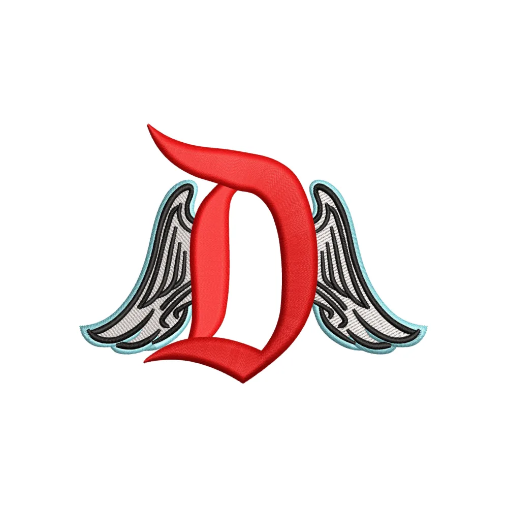Dragon Angel Embroidery Design