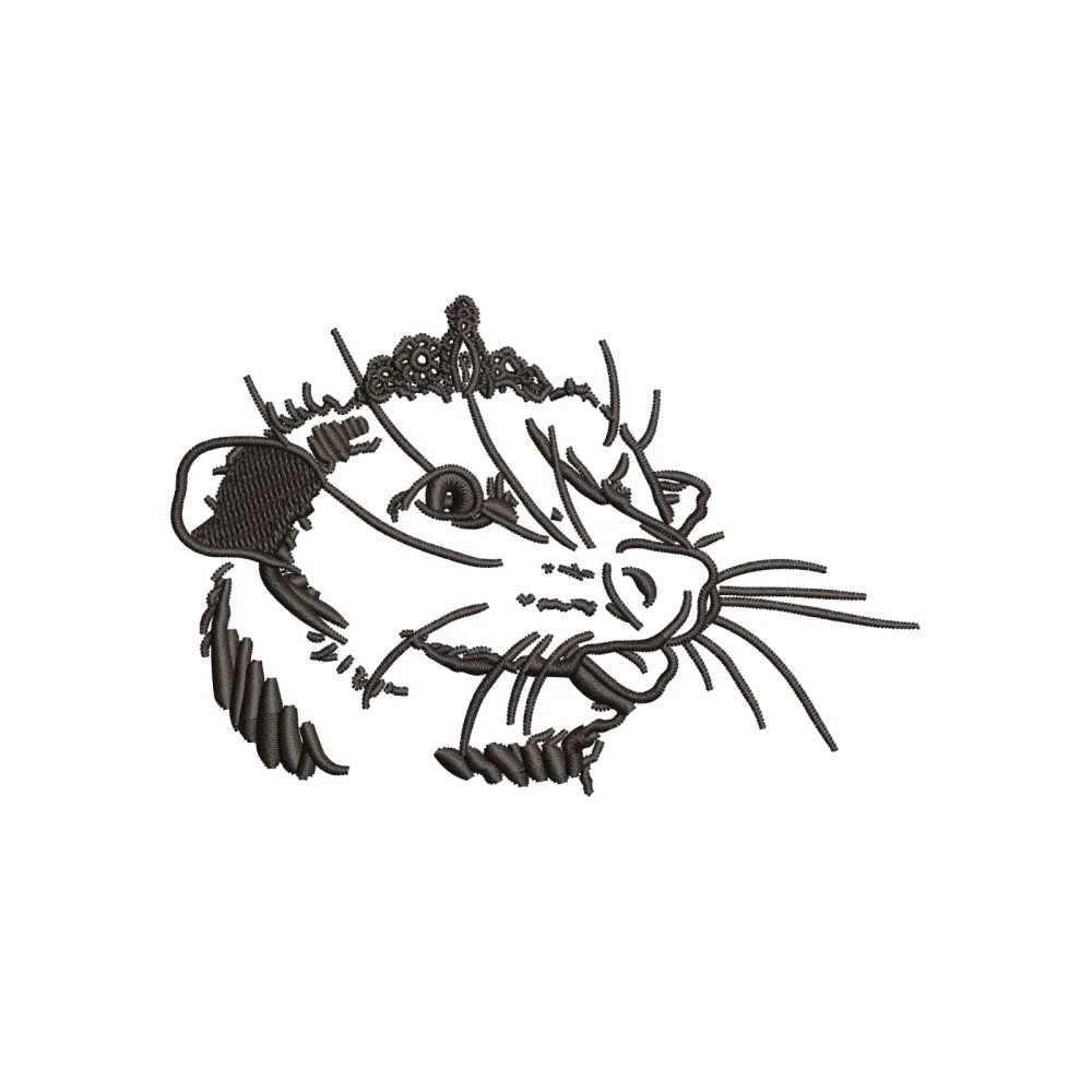 Cruel Mouse Embroidery Design