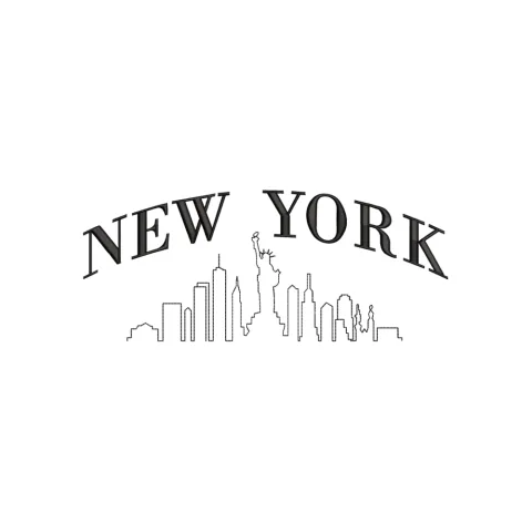 New York Embroidery Design