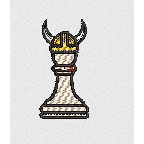 Chess Embroidery Design