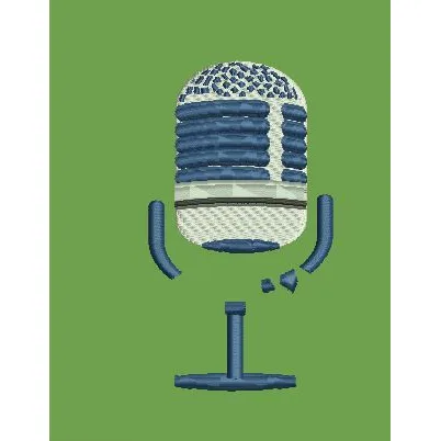 Mic Gray Embroidery Design