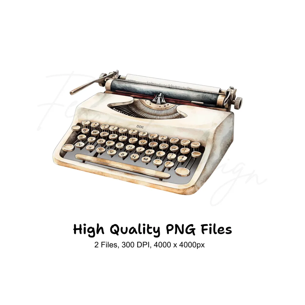 Typewriter Clipart Bundle