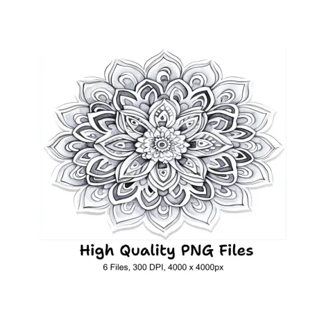 Elegant Mandala Clipart Bundle