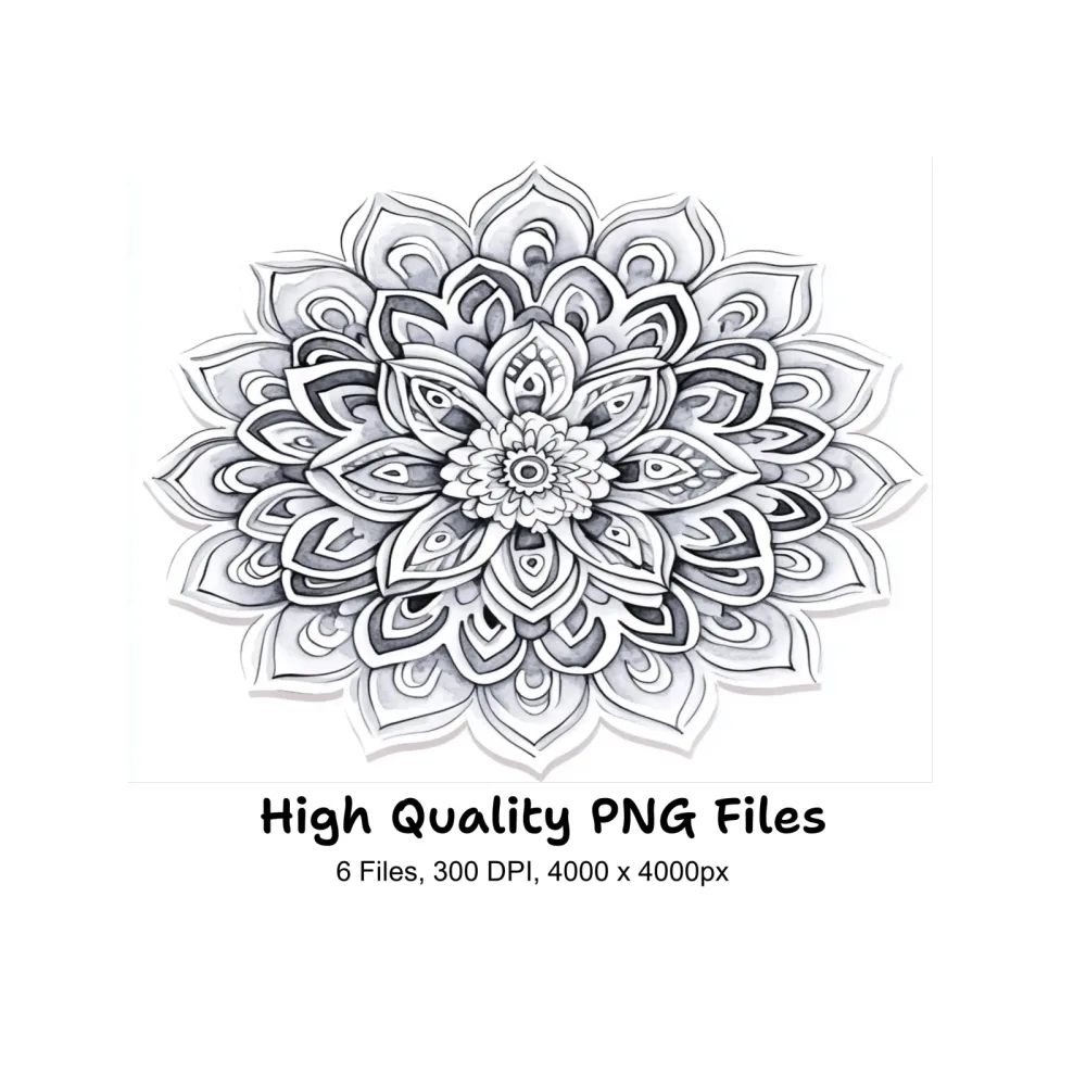 Elegant Mandala Clipart Bundle