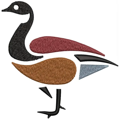 Duck Embroidery Design