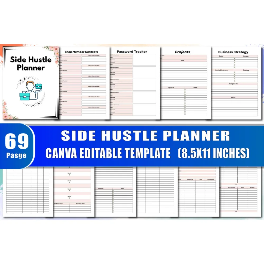 Side Hustle Planner