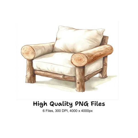 Comfortable Armchairs Clipart Bundle