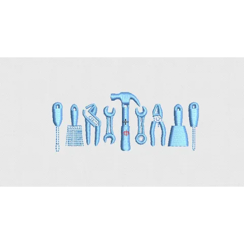 Tools Embroidery Design