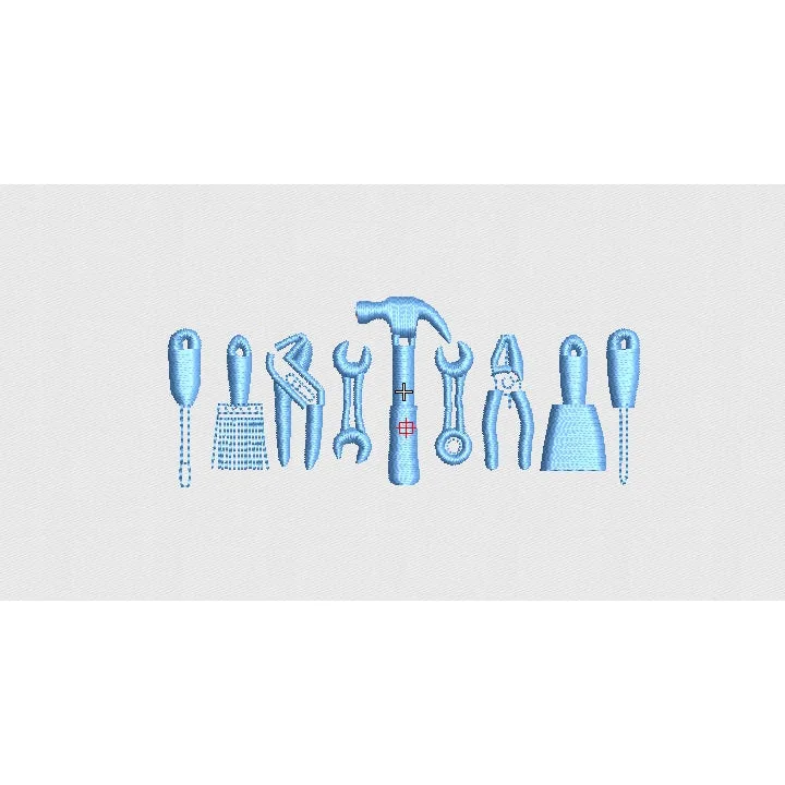 Tools Embroidery Design