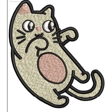 Cat Embroidery Design
