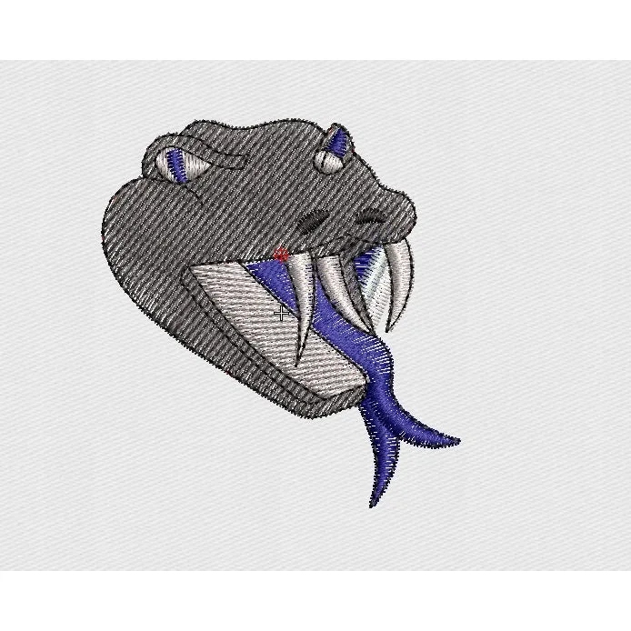 Snake Embroidery Design