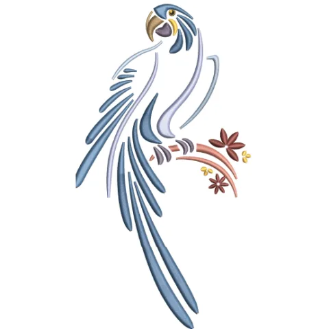 Parrot Embroidery Design