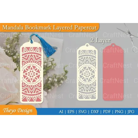 Mandala Layered Papercut SVG Bundle