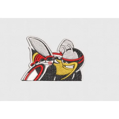Bee Embroidery Design