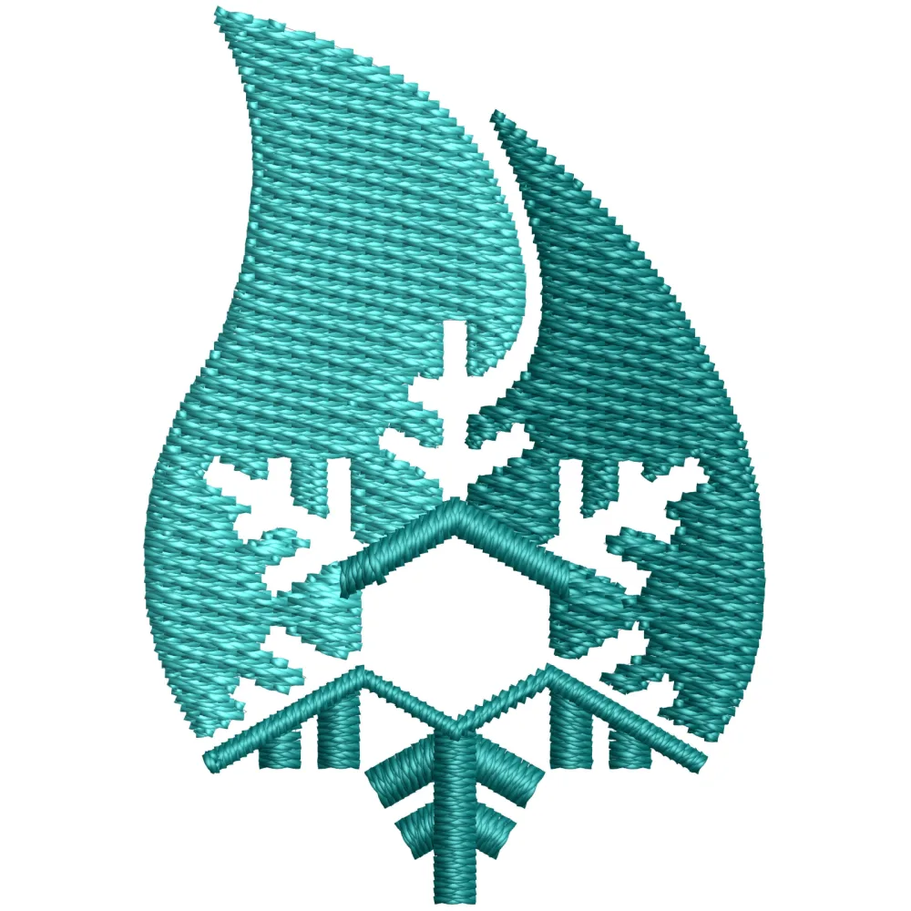 Forest House Embroidery Design