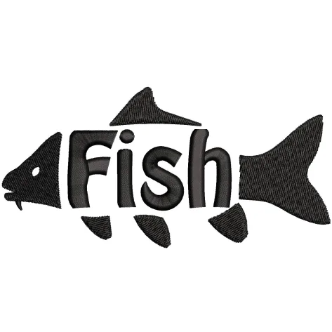 Fish I Embroidery Design