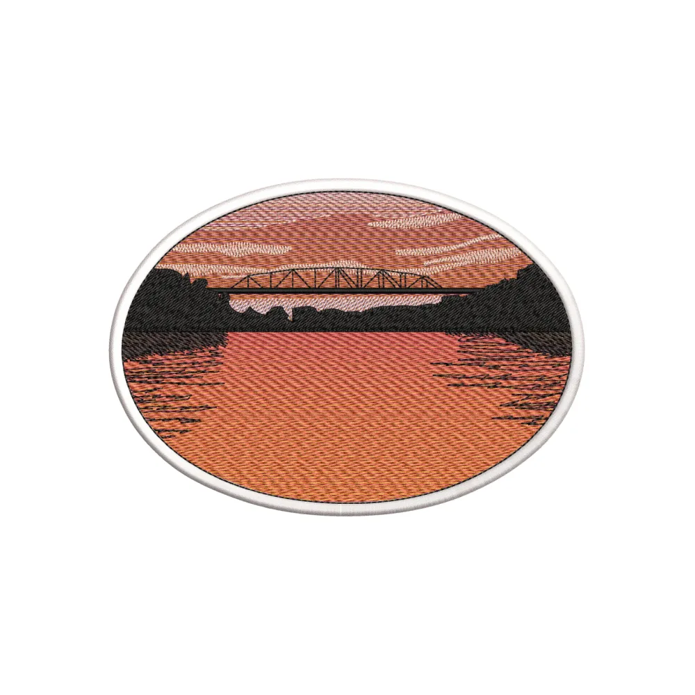 Evening Portrait Embroidery Design