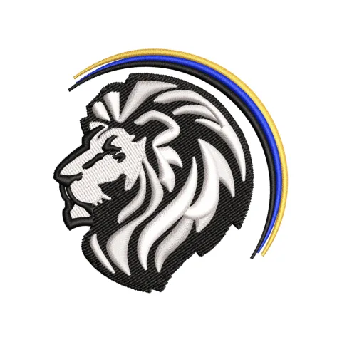 Lion Babbar Embroidery Design