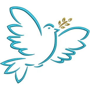 Pigeon Embroidery Design