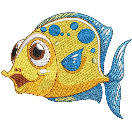 Fish Embroidery Design