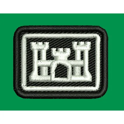 Fortress Gate Emblem Embroidery Design
