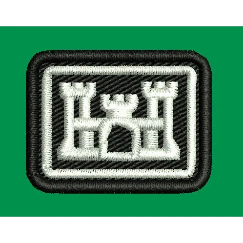 Fortress Gate Emblem Embroidery Design