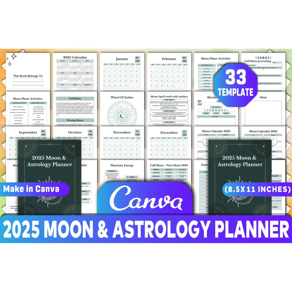 Moon Astrology Planner
