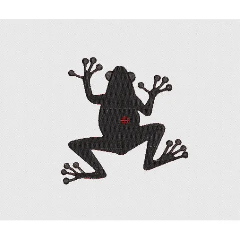 Frog Embroidery Design