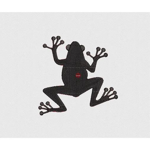 Frog Embroidery Design