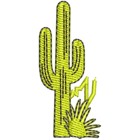 Dezert Plant Embroidery Design
