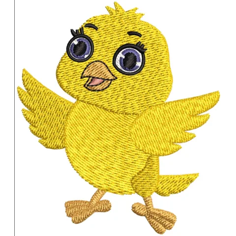 Baby Chick Embroidery Design