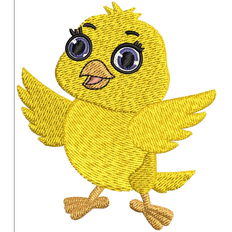 Baby Chick Embroidery Design