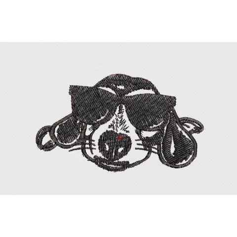 Dog Embroidery Design