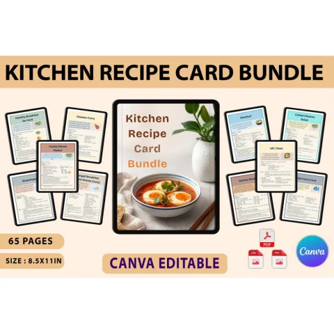 Kitchen Recipe Cards