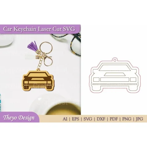 Car Key Chain SVG Bundle