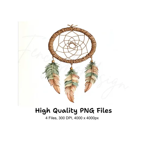 Dreamcatcher Clipart Bundle