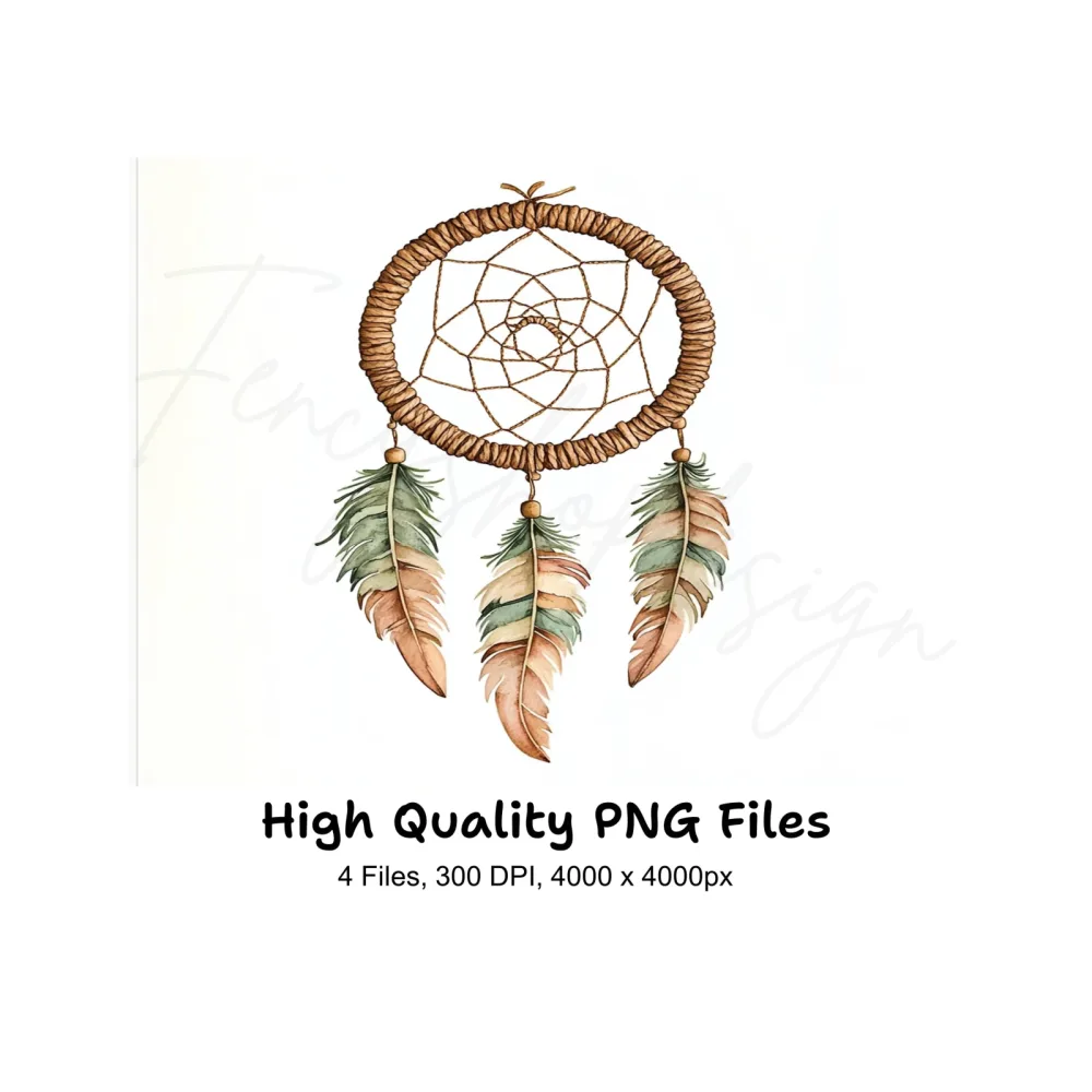 Dreamcatcher Clipart Bundle