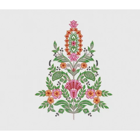 Flower Embroidery Design