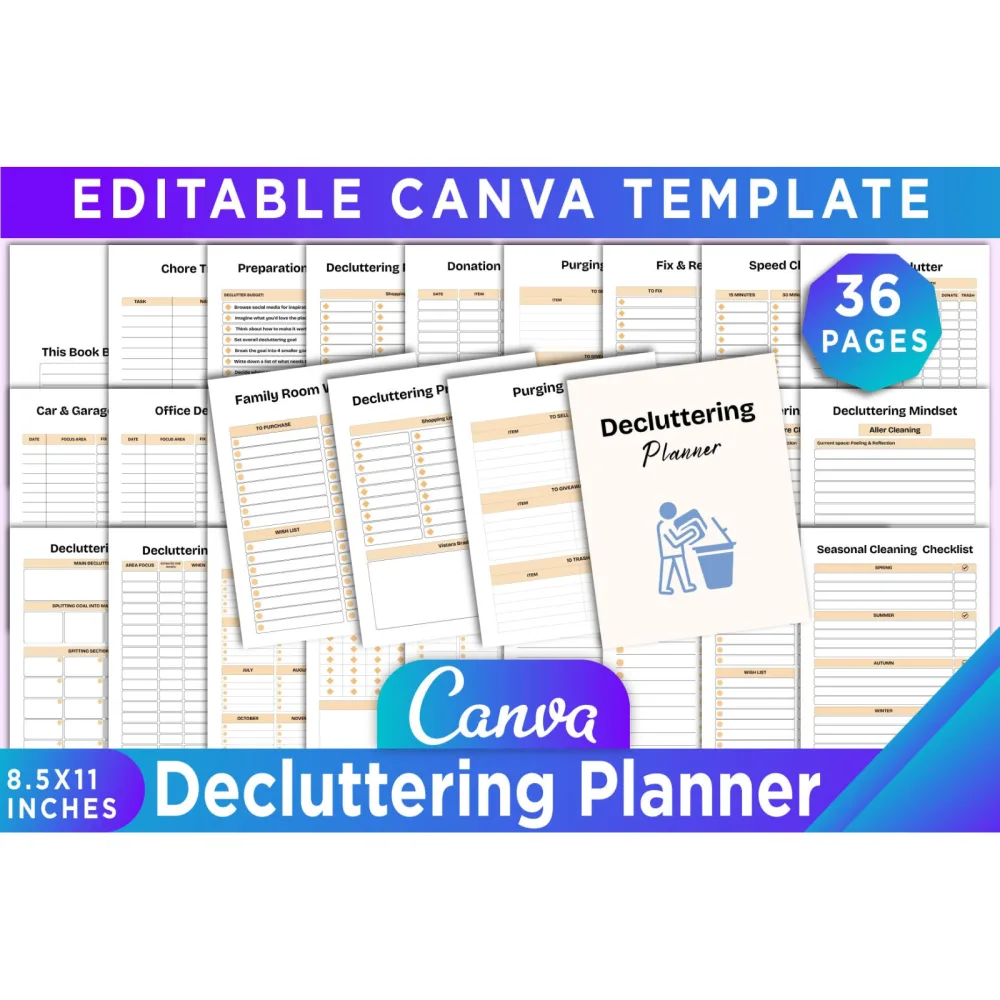 Decluttering Planner Guide