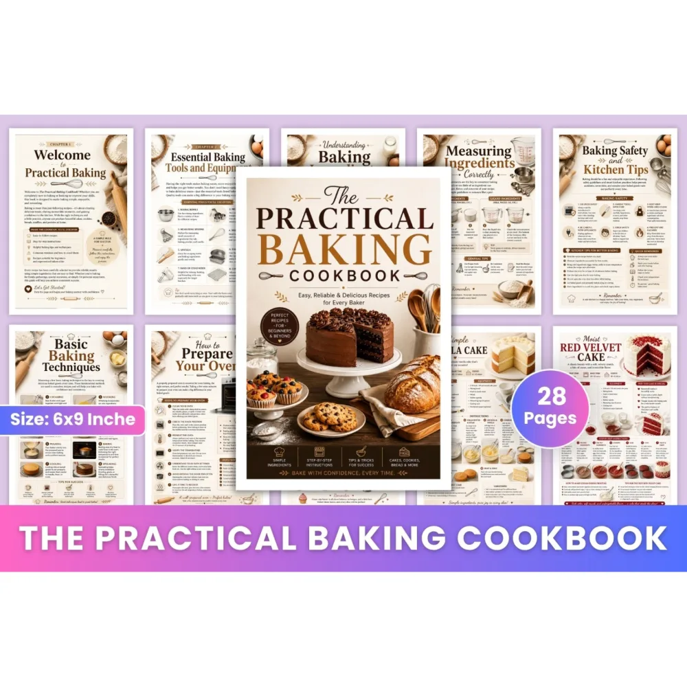 The Practical Baking Cookbook Book