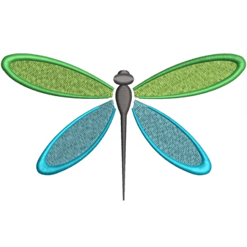 Dragonfly Embroidery Design