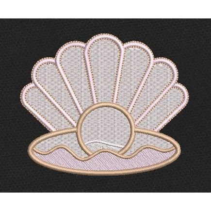 Seashell Embroidery Design