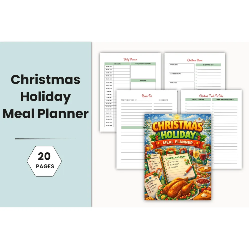 Christmas Holiday Meal Planner