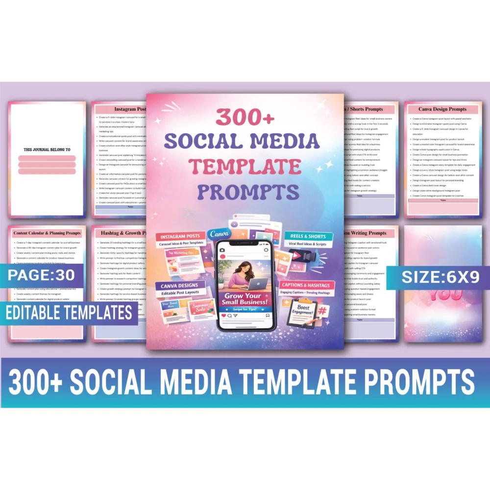 Social Media Template Prompts