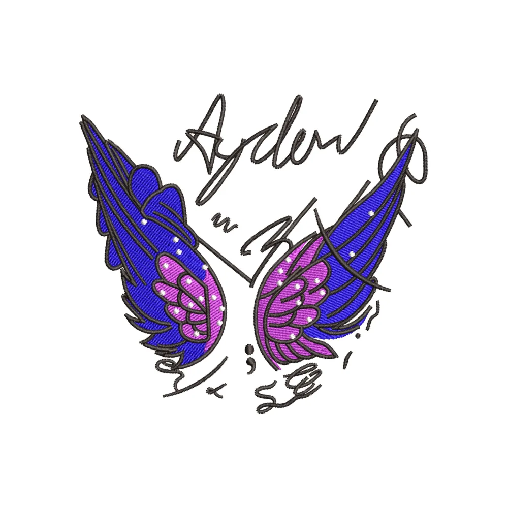 Wings Multi Embroidery Design